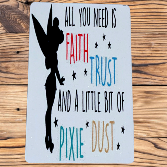 Disney Tinkerbell Pixie Dust Magnet - Picture 1 of 2